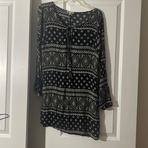 Long sleeve loose dress
